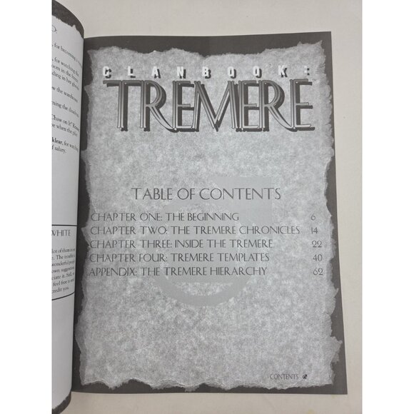 Vampire The Masquerade ClanBook Tremere 1st Ed White Wolf WW2057 RPG VG 1997 - Picture 6 of 9